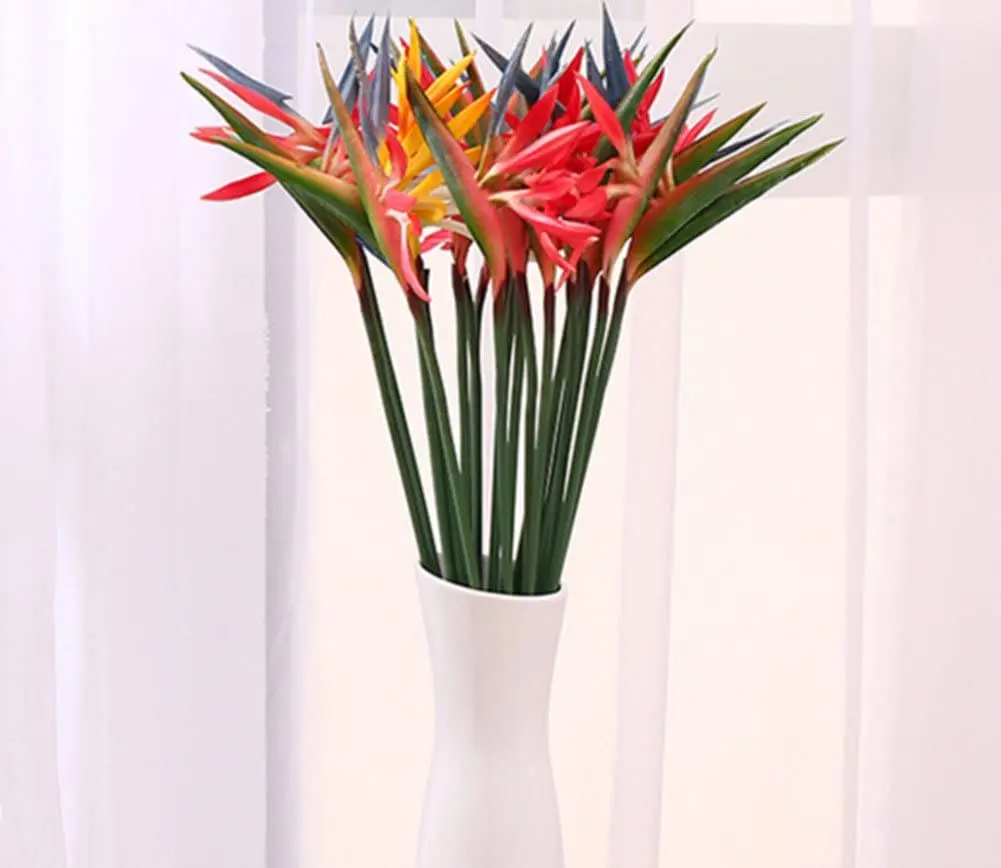 Bird Paradise Strelitzia - 8PCS Artificial Flowers Strelitzia Stems Fake