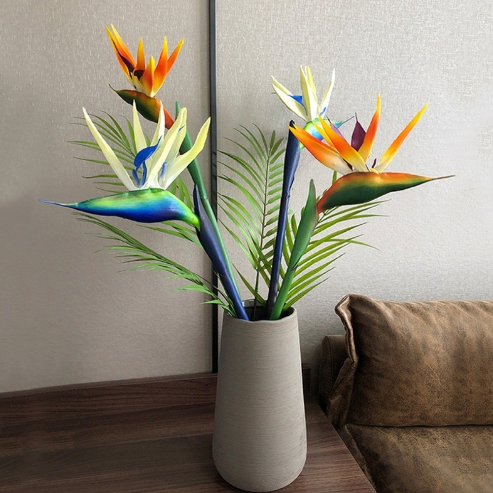 New Long Stem Artificial Bird  - Bird Paradise Strelitzia ulasan dan harga