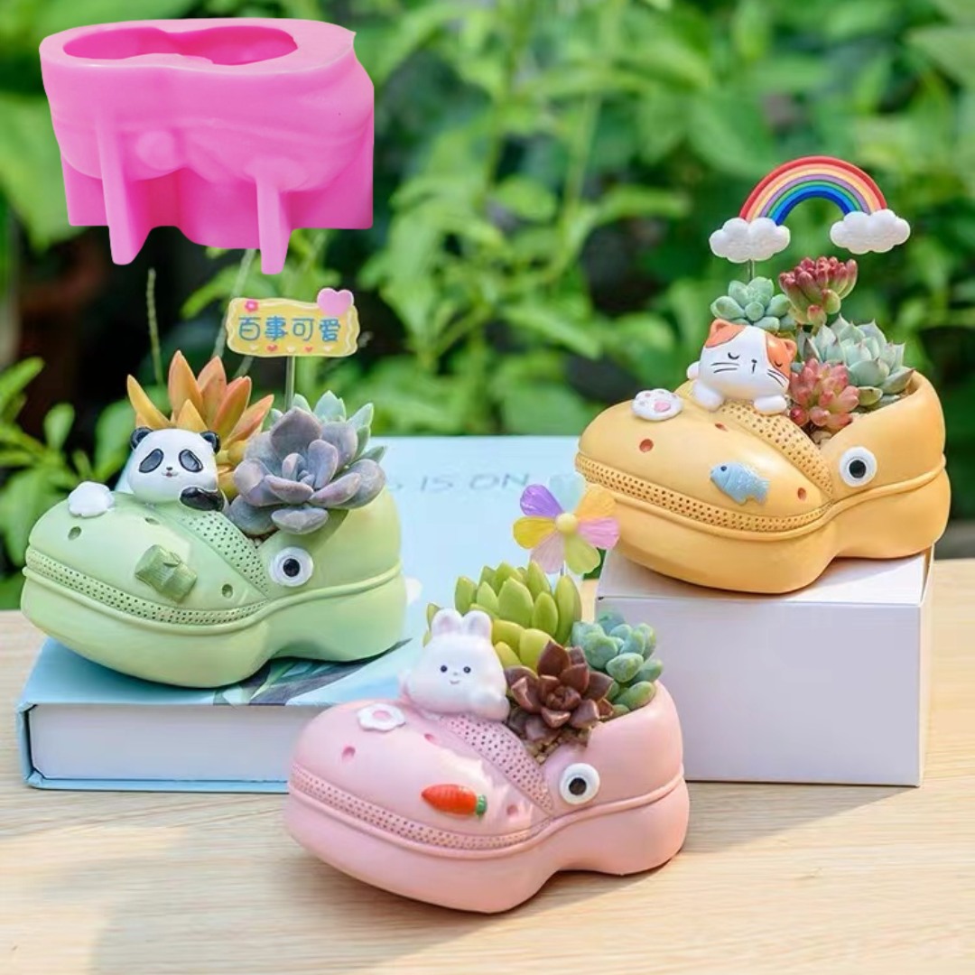 3D Animal Slippers Succulent P - Echeveria Succulent ulasan dan harga