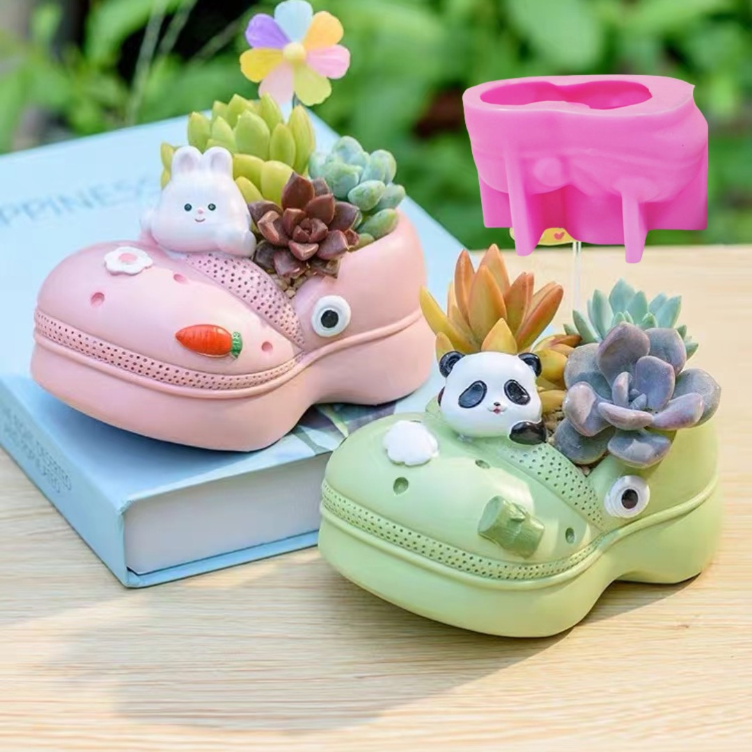 3D Animal Slippers Succulent P - Echeveria Succulent ulasan dan harga