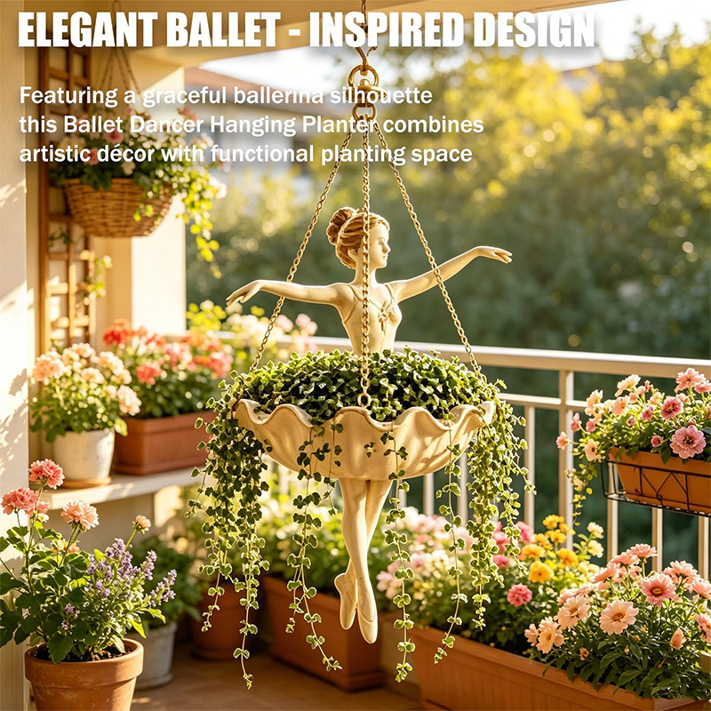 Ballet Dancer Hanging Planter  - Spider Plant Hanging ulasan dan harga