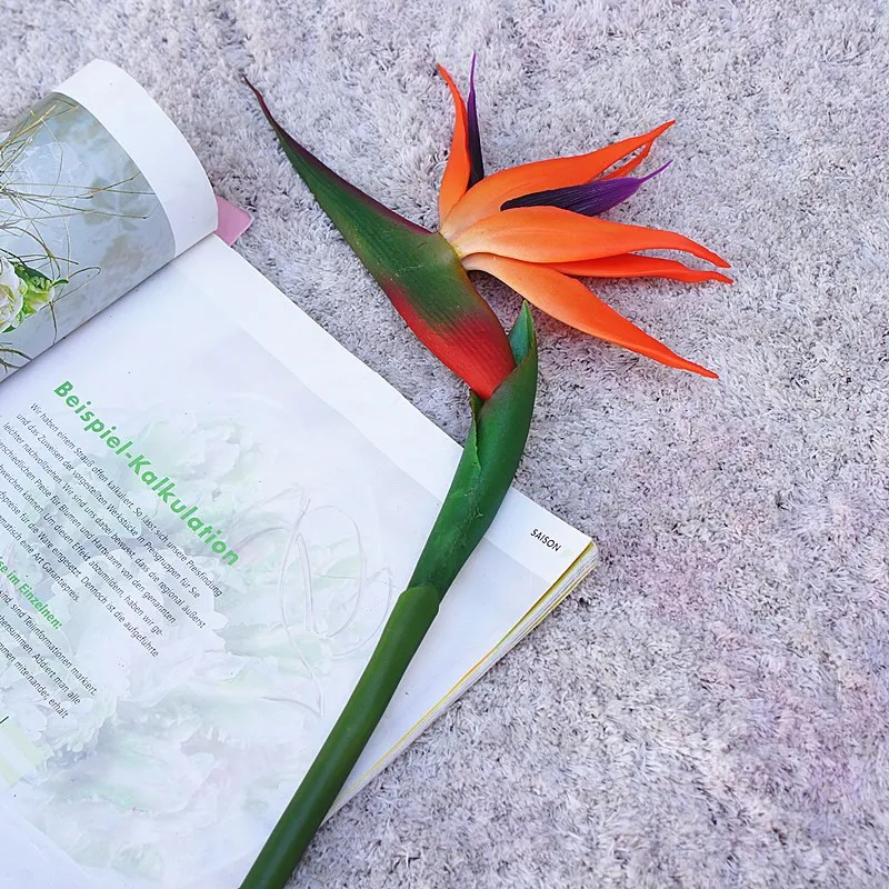 80CM artificial real touch flo - Bird Paradise Strelitzia ulasan dan harga