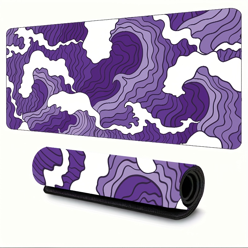 Purple and White Waves Art Des - Tradescantia Purple ulasan dan harga
