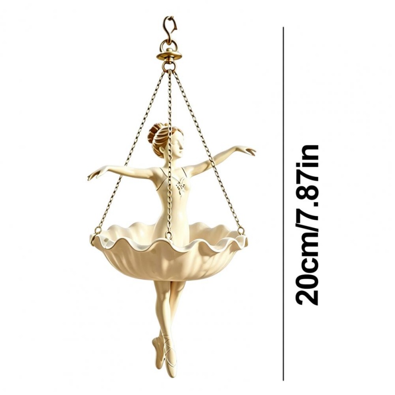 Resin Ballet Dancer Hanging Pl - Spider Plant Hanging ulasan dan harga