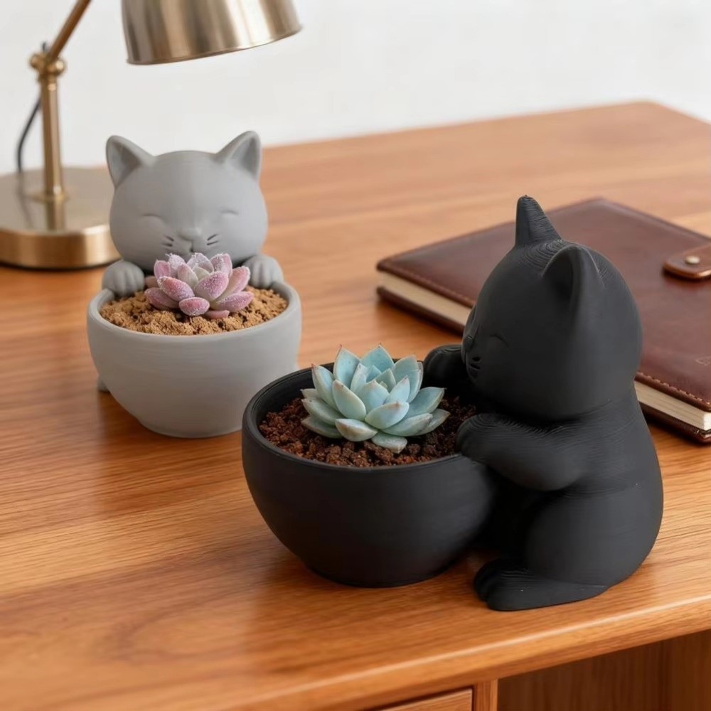 Mini Small Flowerpot with Drai - Echeveria Succulent ulasan dan harga