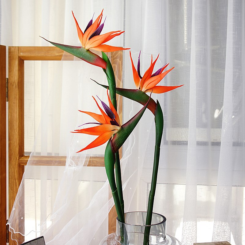 3pcs Artificial Bird Of Paradi - Bird Paradise Strelitzia ulasan dan harga
