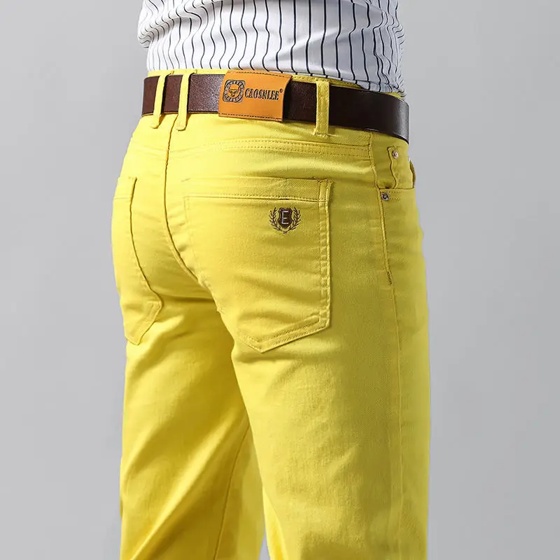 5 Colors Men's Colorful Denim  - Aglaonema Red ulasan dan harga